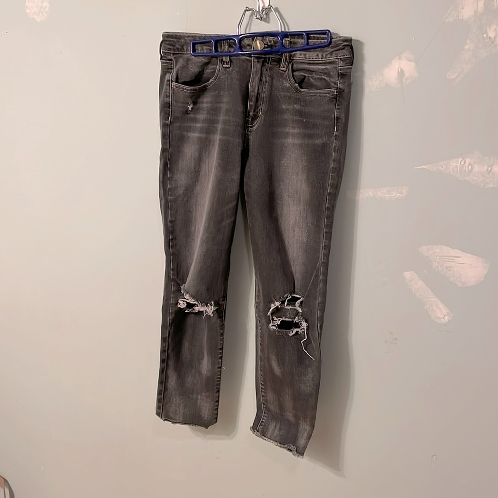 Graphite Hi-Rise Jegging Crop